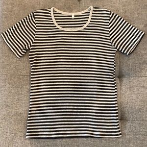 Muji striped T-shirt. No flaws